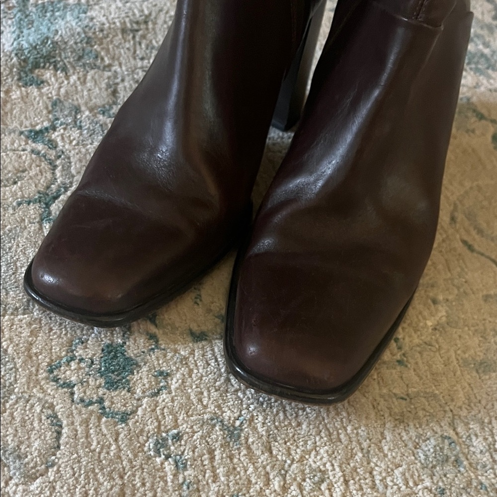 J. Crew Dark Brown Heeled Boots - Picture 2 of 9